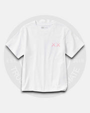 Kaws x Uniqlo White Pink T-Shirt