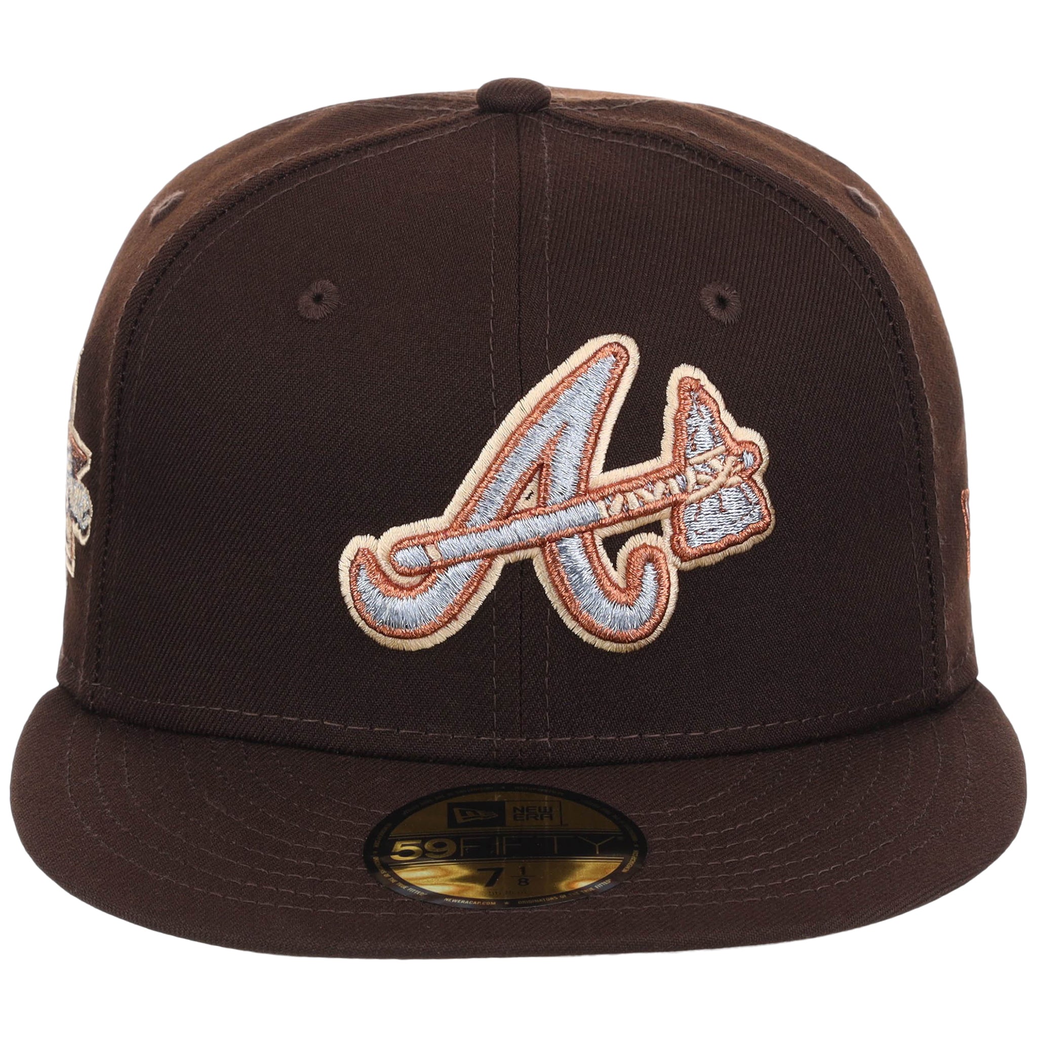 Atlanta Braves MLB Frosted Bark New Era 59FIFTY