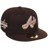 Atlanta Braves MLB Frosted Bark New Era 59FIFTY