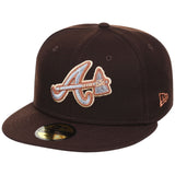 Atlanta Braves MLB Frosted Bark New Era 59FIFTY