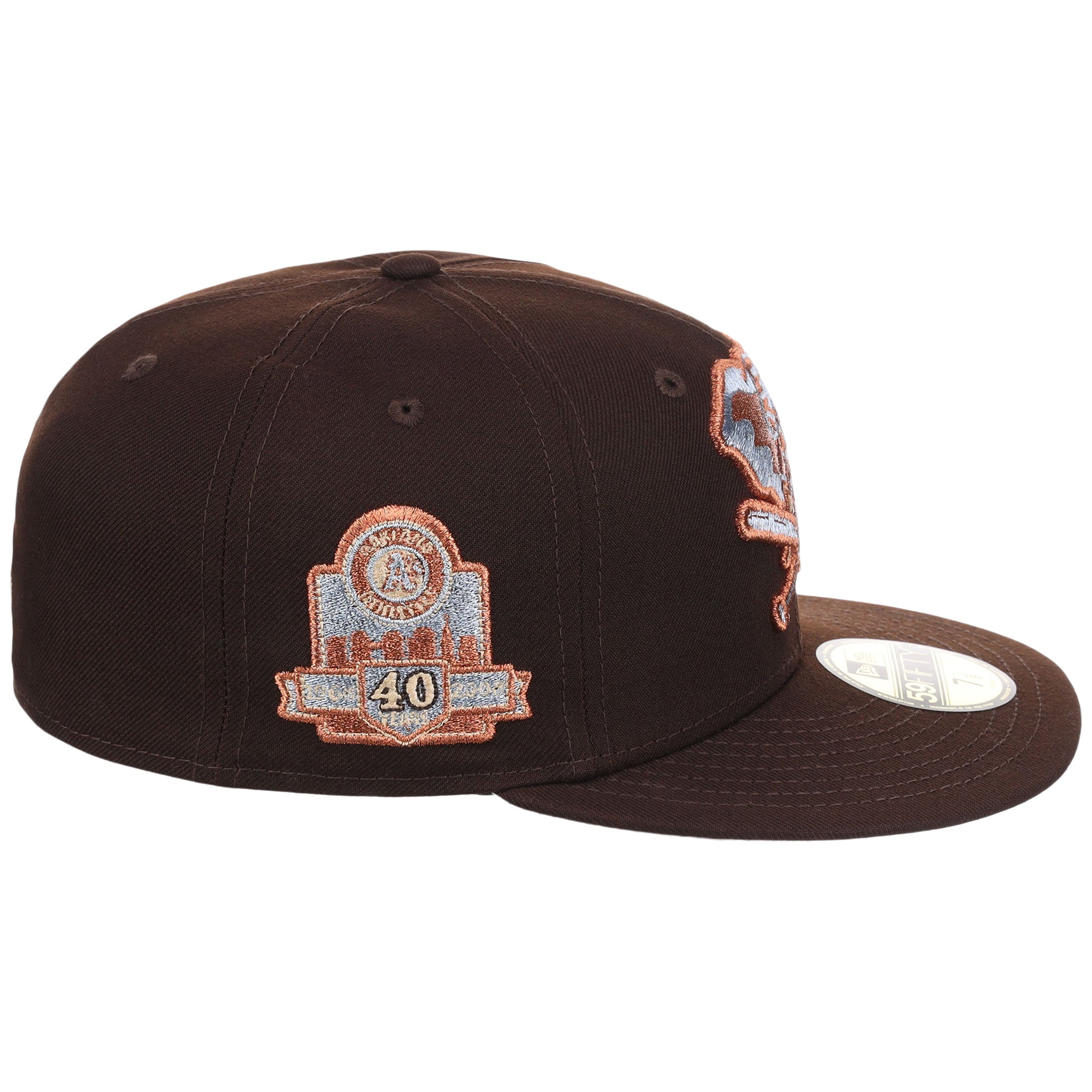 Oakland Athletics MLB Frosted Bark New Era 59FIFTY