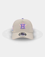 Houston Astros Pastel Purple 9FORTY A Frame Snapback Hat