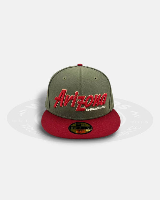 Arizona Diamondbacks Olive Two Tone Series 59Fifty Fitted Hat