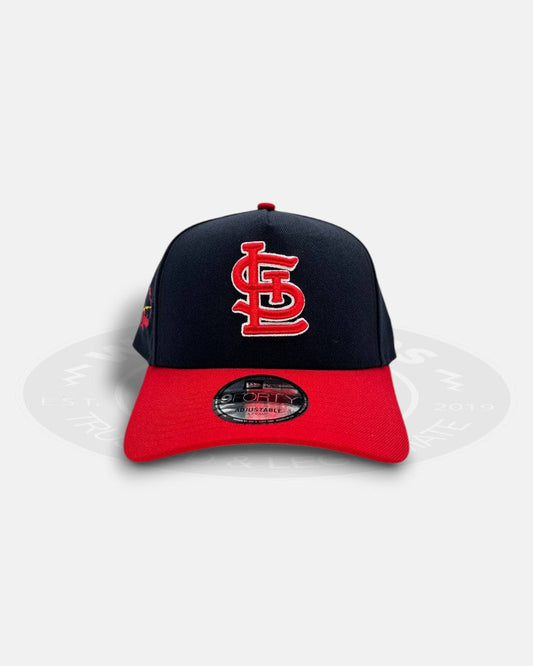 St. Louis Cardinals Alt Crest Navy 9FORTY A-Frame Snapback Hat