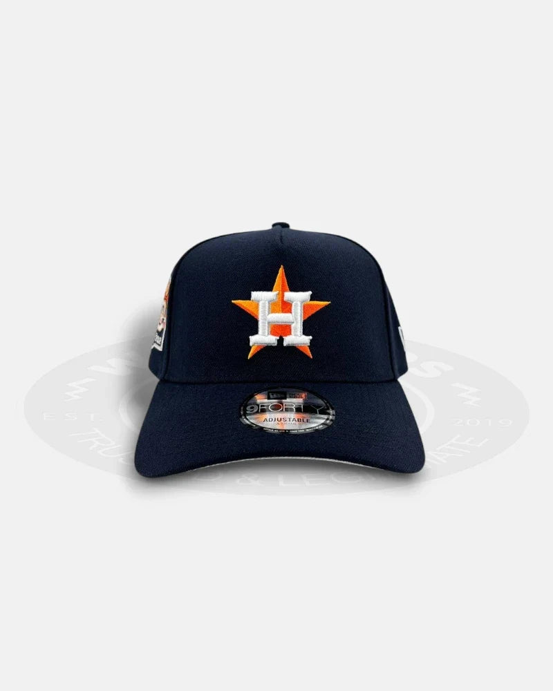 Houston Astros Jubilee Patch Navy 9FORTY A-Frame Snapback Hat
