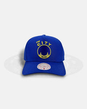 Golden State Warriors HWC Blue Team Color Pro Pinch Snapback Hat
