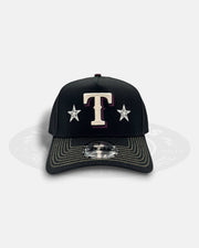 Texas Rangers Ivory Starfield 9FORTY A-Frame Snapback Hat