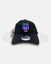 New York Mets Black Vector Prime 9TWENTY Strapback Hat