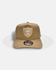 Las Vegas Raiders Tumbleweed White Golfer Snapback Hat