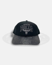 Chicago Bulls Leather Snakeskin Deadstock Fit Snapback Hat