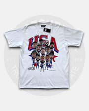 Paris Olympics 2024 USA Team White T-Shirt