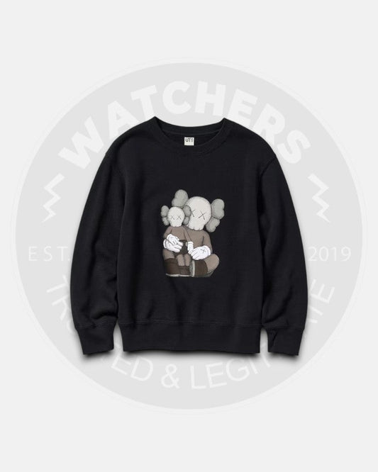 Kids Kaws x Uniqlo Black Sweatshirt
