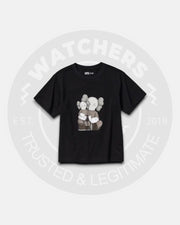 Kids Kaws x Uniqlo Black T-Shirt