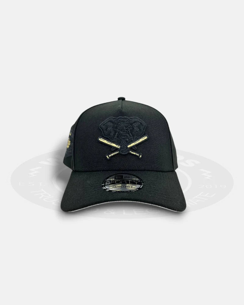 Oakland Athletics Black Gold Prime 9FORTY A-Frame Snapback Hat